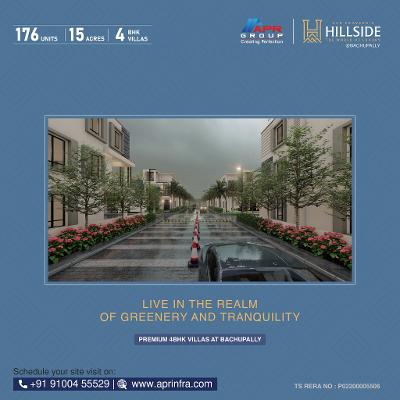 Gated community villas in bachupally | APR Group